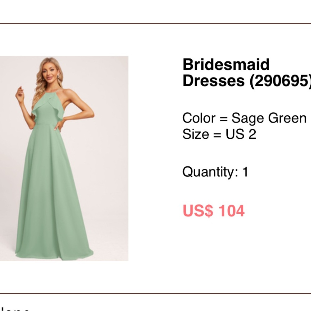 JJs House One Shoulder Sage Green Dress